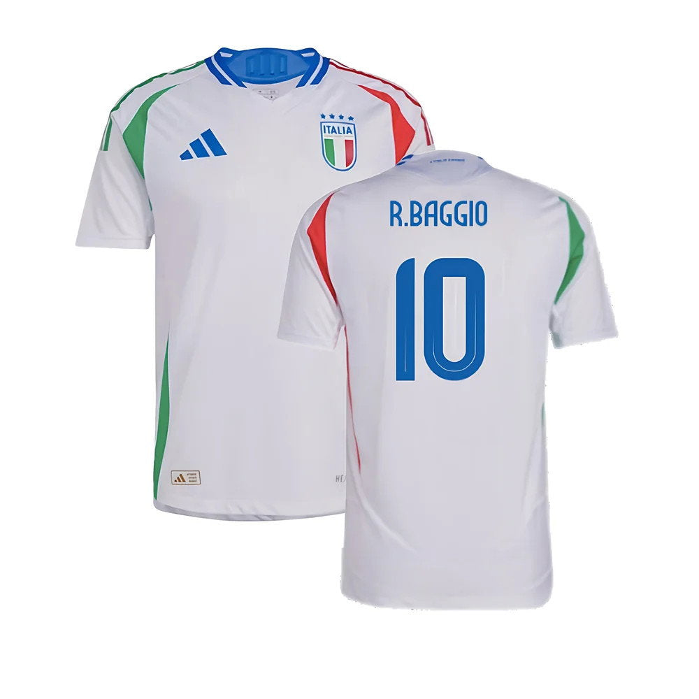 2024-2025 Italy Authentic Away Shirt (R.BAGGIO 10)_0