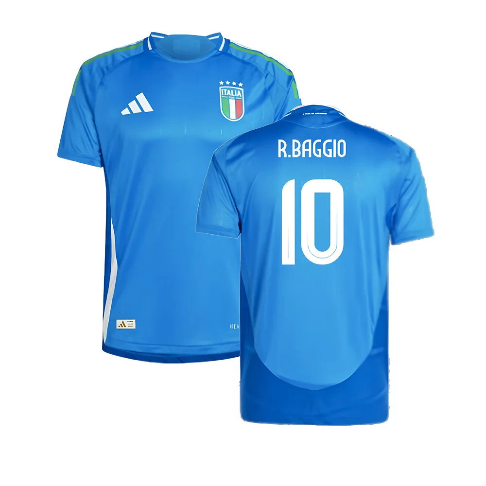 2024-2025 Italy Authentic Home Shirt (R.BAGGIO 10)_0