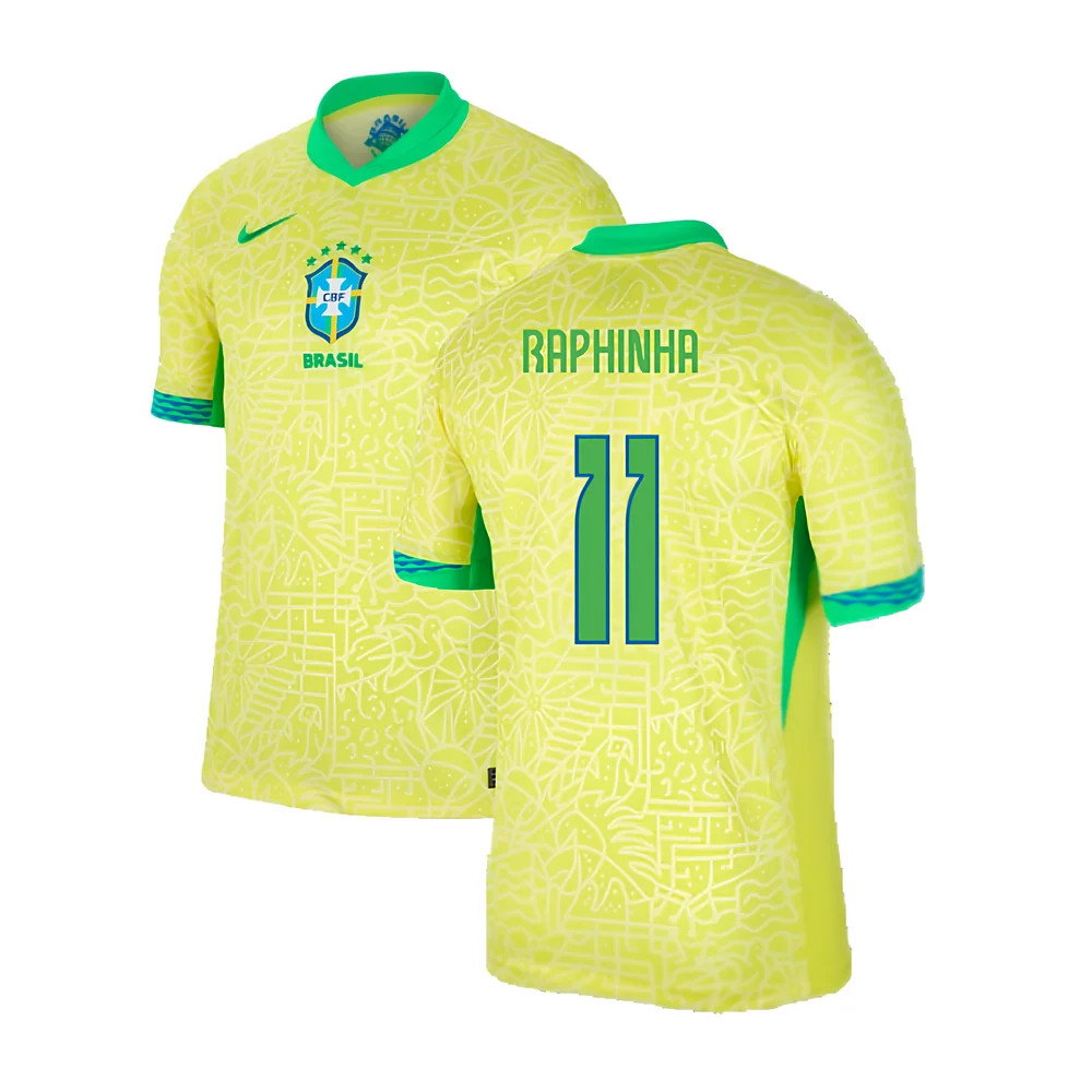2024-2025 Brazil Home Shirt (Raphinha 11)_0