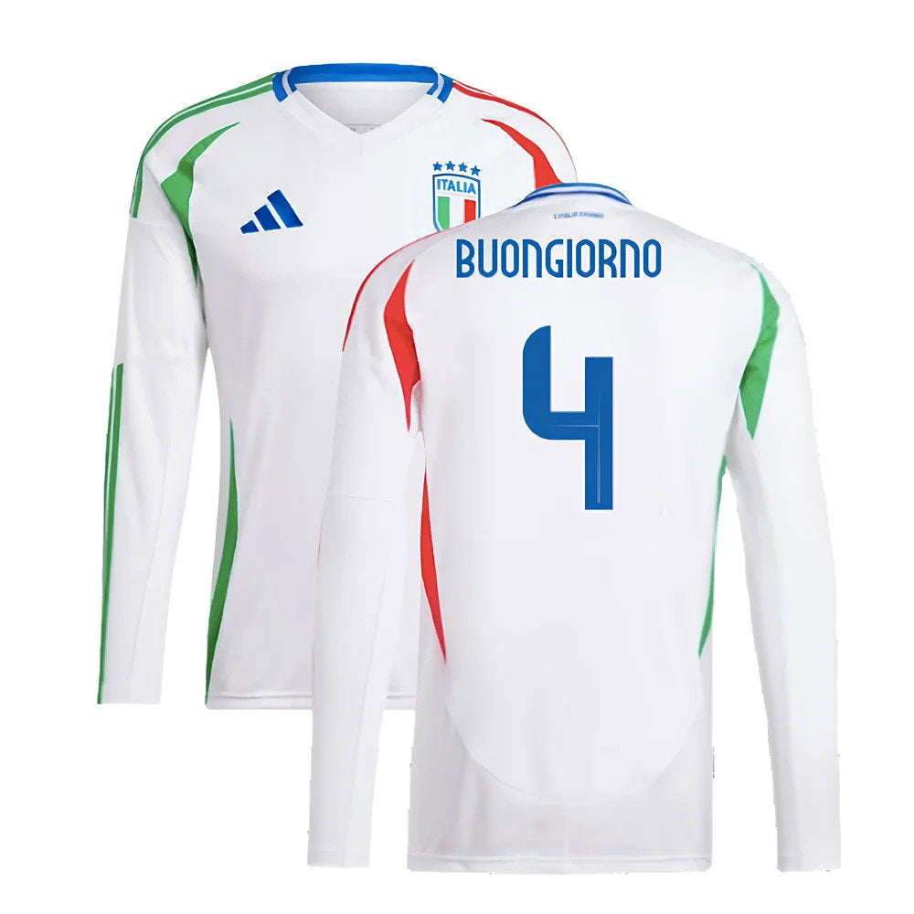 2024-2025 Italy Long Sleeve Away Shirt (BUONGIORNO 4)_0