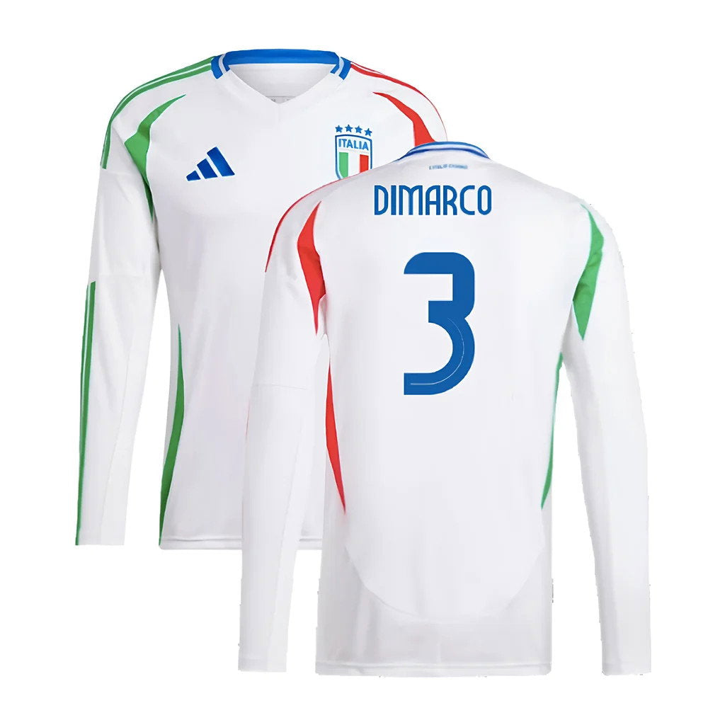 2024-2025 Italy Long Sleeve Away Shirt (DIMARCO 3)_0
