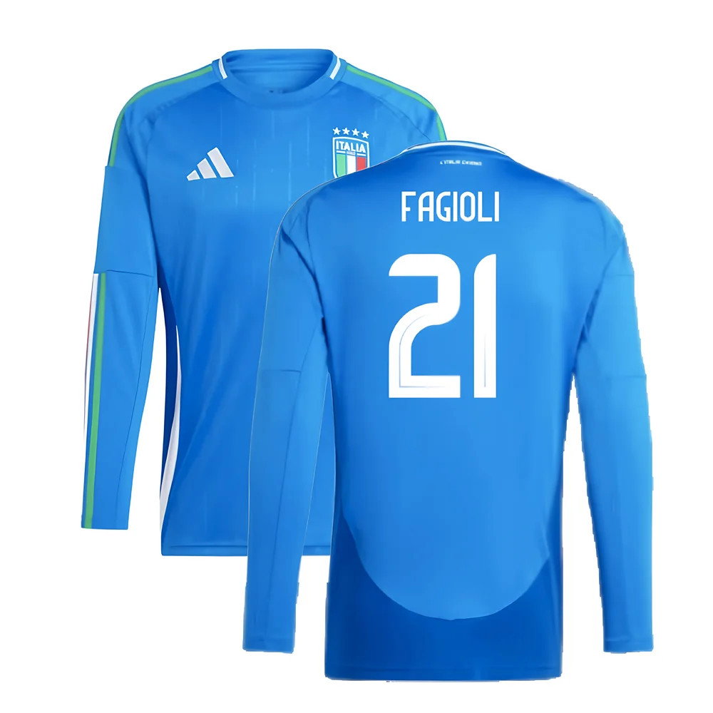 2024-2025 Italy Long Sleeve Home Shirt (FAGIOLI 21)_0