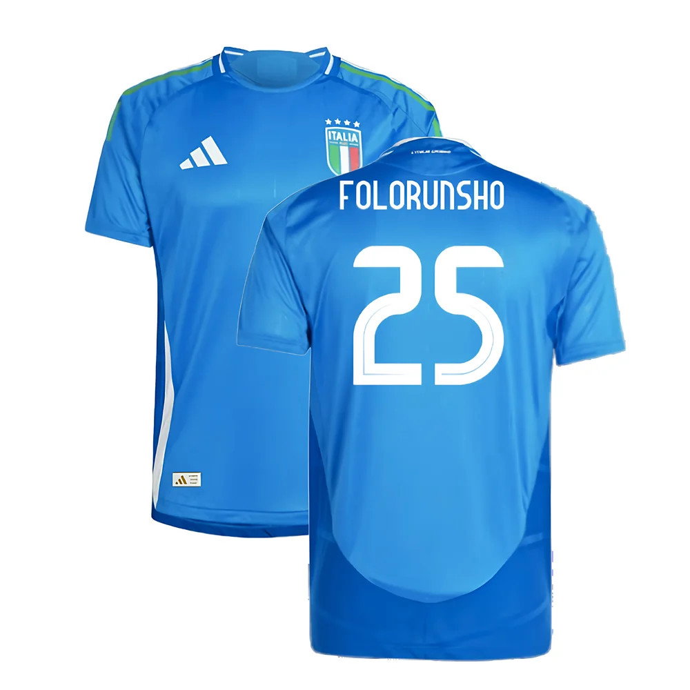 2024-2025 Italy Authentic Home Shirt (FOLORUNSHO 25)_0