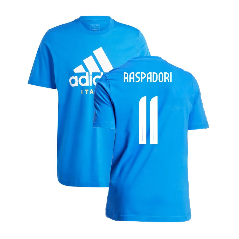 2024-2025 Italy DNA Graphic Tee (Blue) (RASPADORI 11)_0