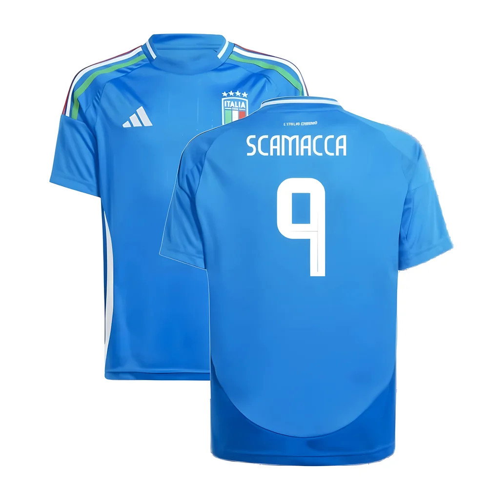 2024-2025 Italy Home Shirt (Kids) (SCAMACCA 9)_0