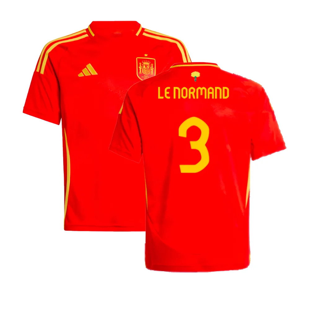 2024-2025 Spain Home Shirt (Kids) (Le Normand 3)_0