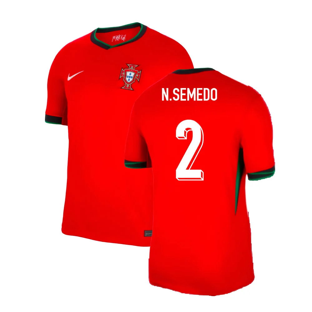 2024-2025 Portugal Home Shirt (N.Semedo 2)_0