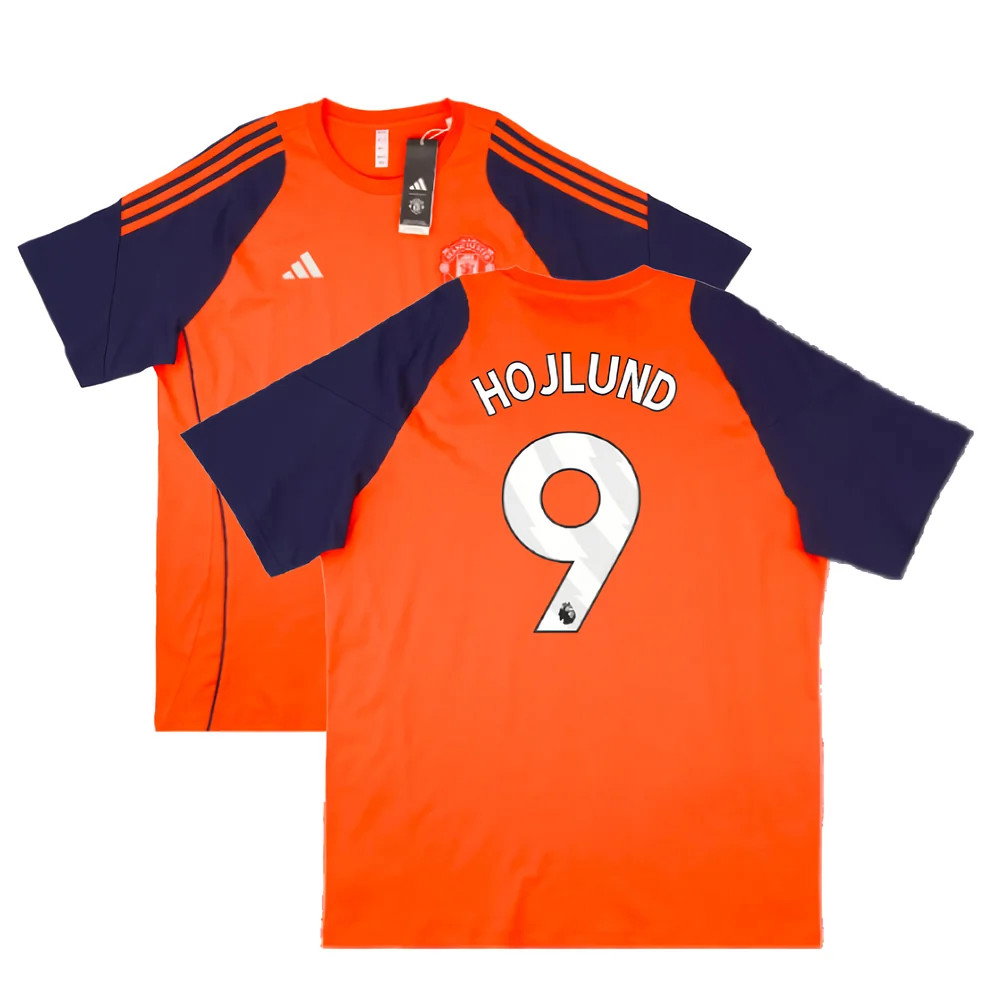 2024-2025 Man Utd Training Tee (Red) (Hojlund 9)_0