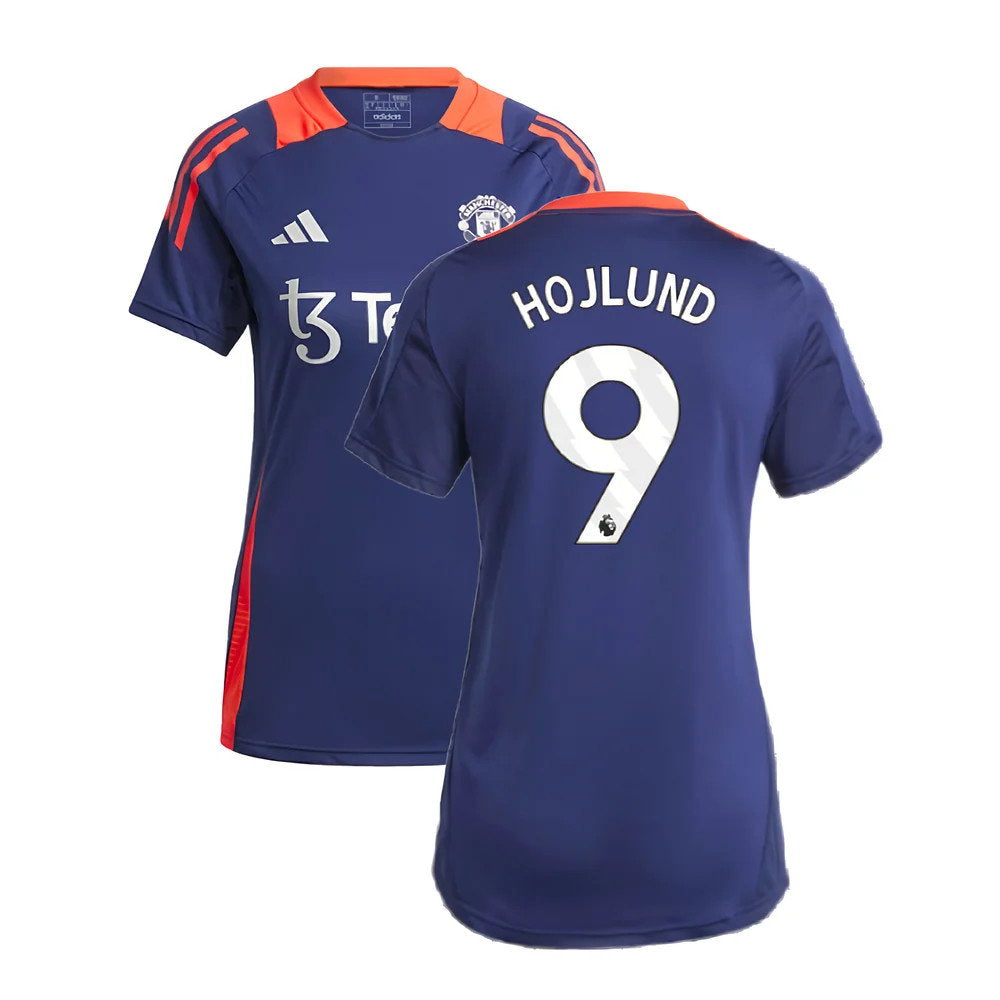 2024-2025 Man Utd Training Jersey (Night Indigo) - Womens (Hojlund 9)_0