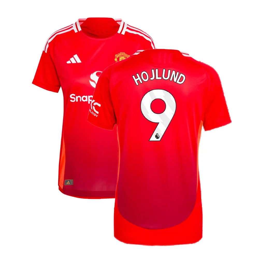 2024-2025 Man Utd Authentic Home Shirt (Womens) (Hojlund 9)_0