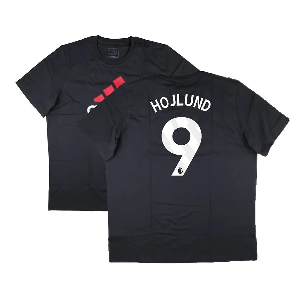 2024-2025 Man Utd Seasonal Graphic Tee (Night Grey) (Hojlund 9)_0
