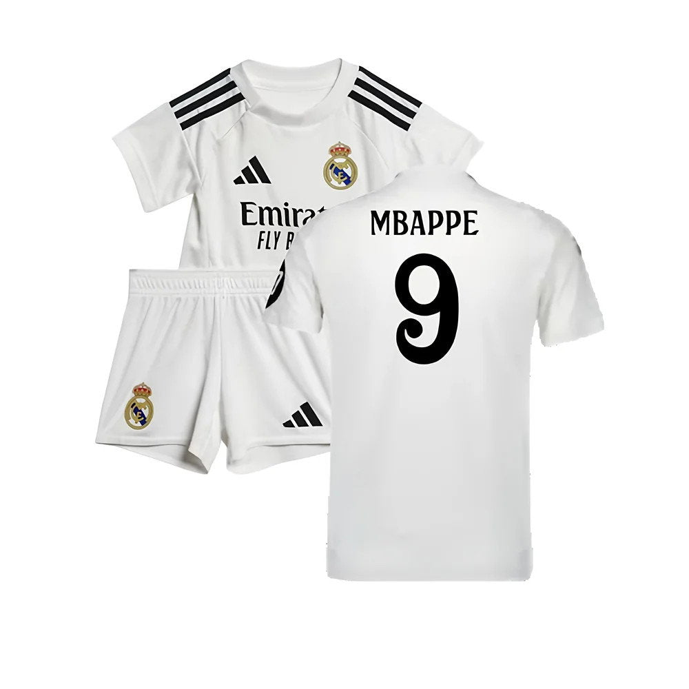 2024-2025 Real Madrid Home Baby Kit (Mbappe 9)_0