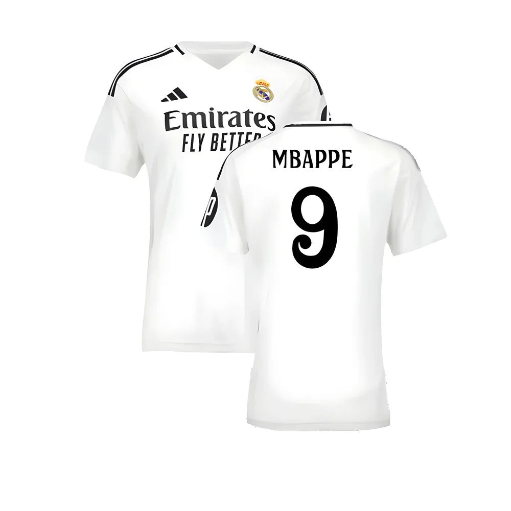 2024-2025 Real Madrid Home Shirt (Womens) (Mbappe 9)_0