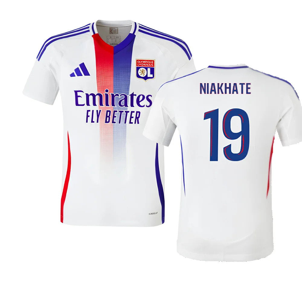 2024-2025 Olympique Lyon Home Shirt (Niakhate 19)_0
