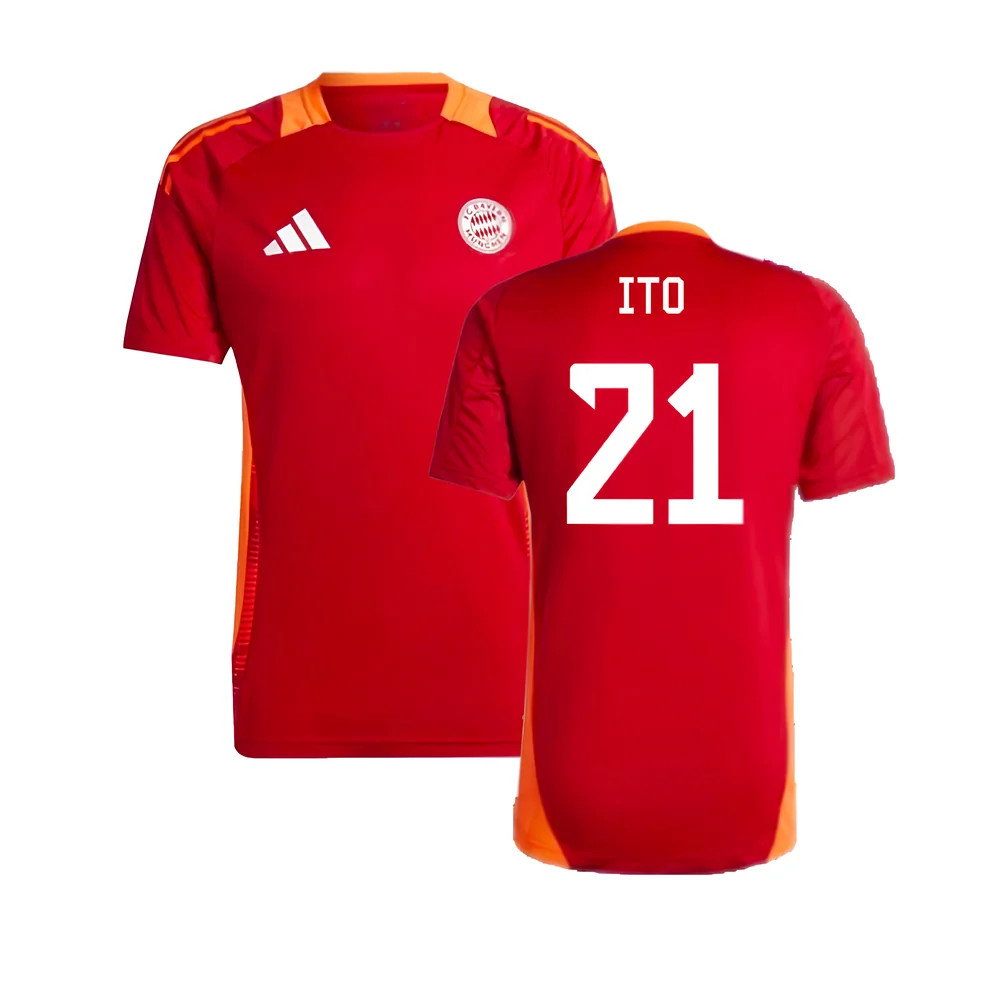 2024-2025 Bayern Munich Training Shirt (Red) (Ito 21)_0