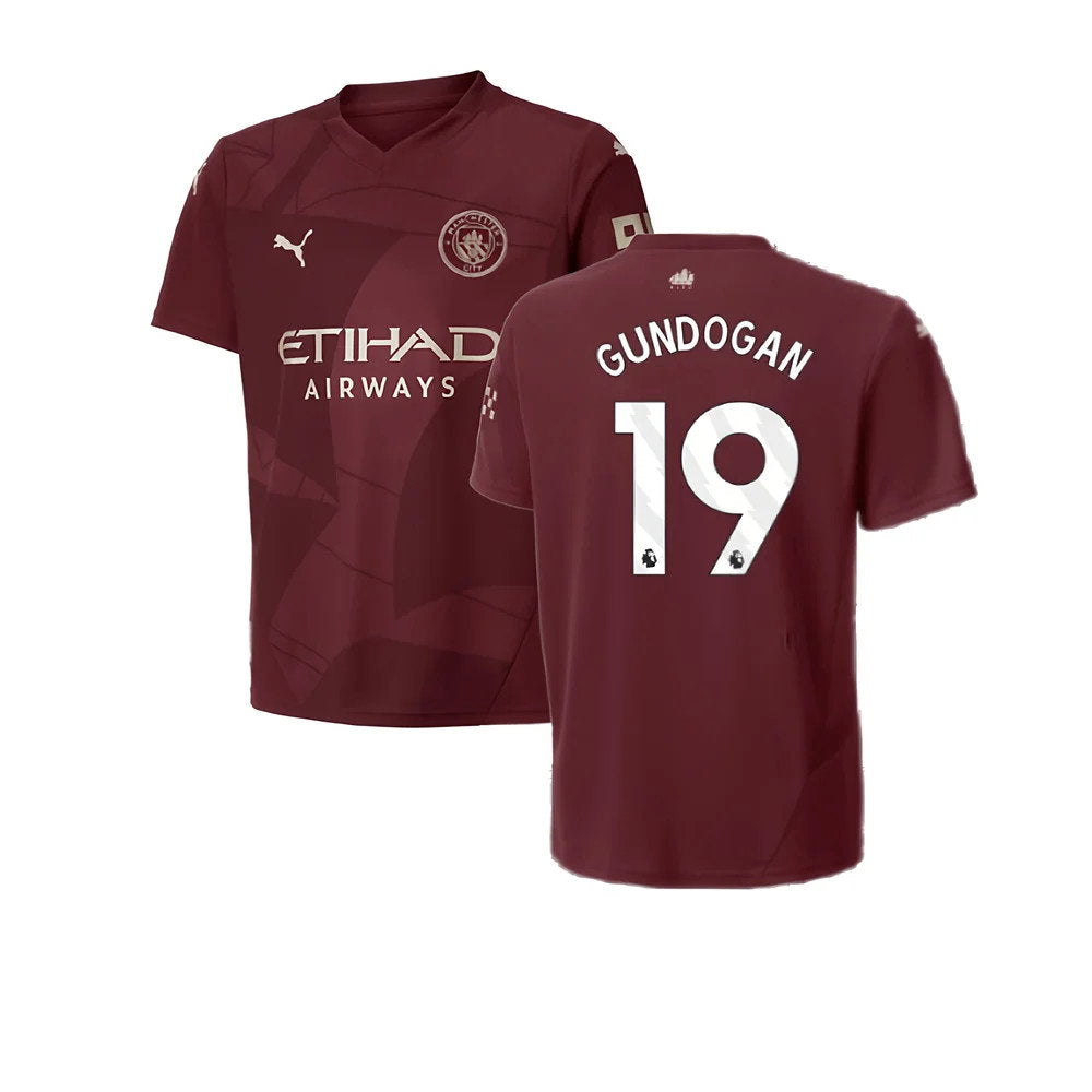 2024-2025 Man City Third Shirt (Kids) (Gundogan 19)_0
