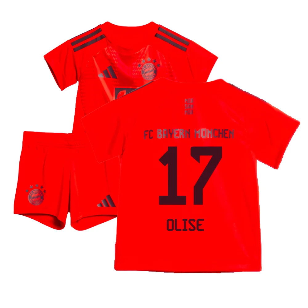 2024-2025 Bayern Munich Home Baby Kit (Olise 17)_0