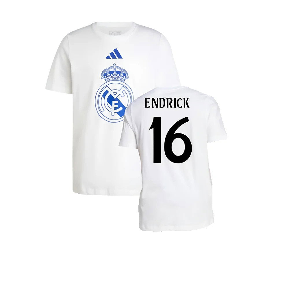 2024-2025 Real Madrid DNA Graphic Tee (White) (Endrick 16)_0