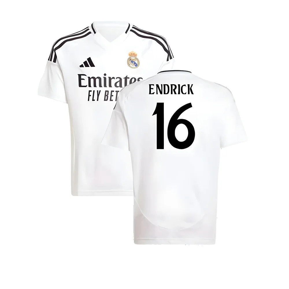 2024-2025 Real Madrid Home Shirt (Kids) (Endrick 16)_0