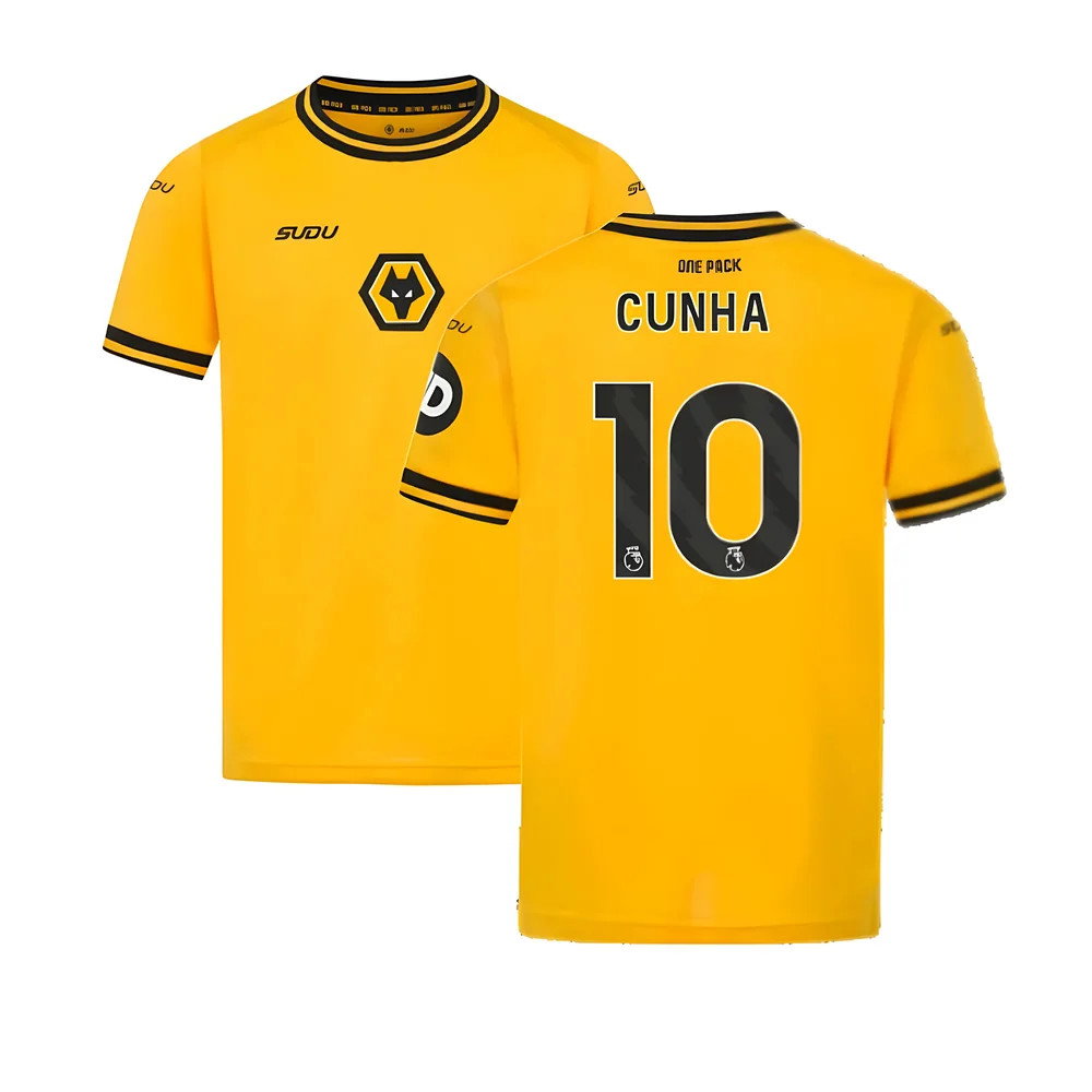 2024-2025 Wolves Home Shirt (Kids) (Cunha 10)_0