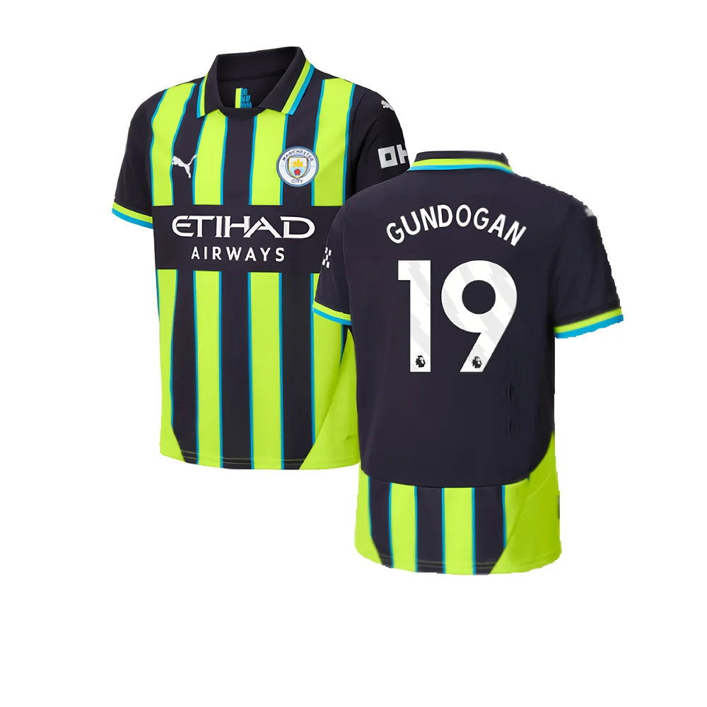 2024-2025 Man City Away Shirt (Kids) (Gundogan 19)_0