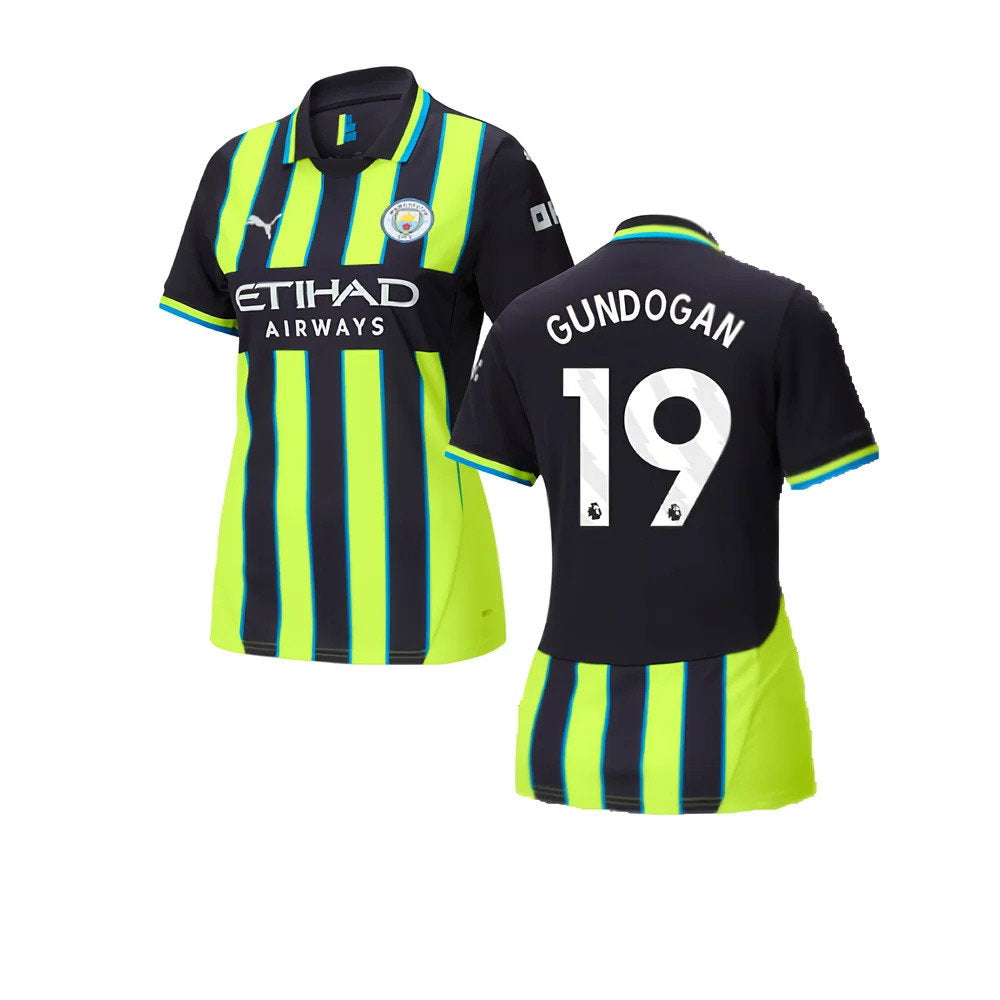 2024-2025 Man City Away Shirt (Womens) (Gundogan 19)_0
