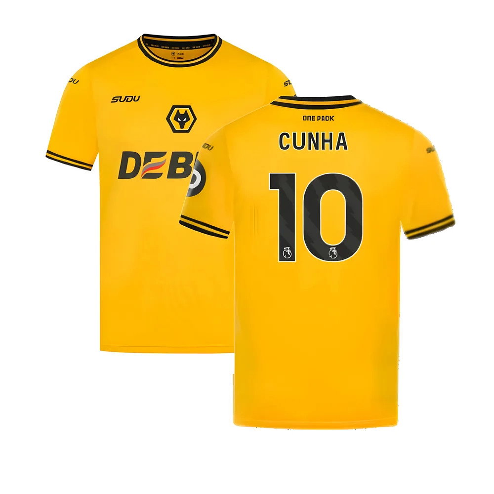2024-2025 Wolves Home Shirt (Cunha 10)_0
