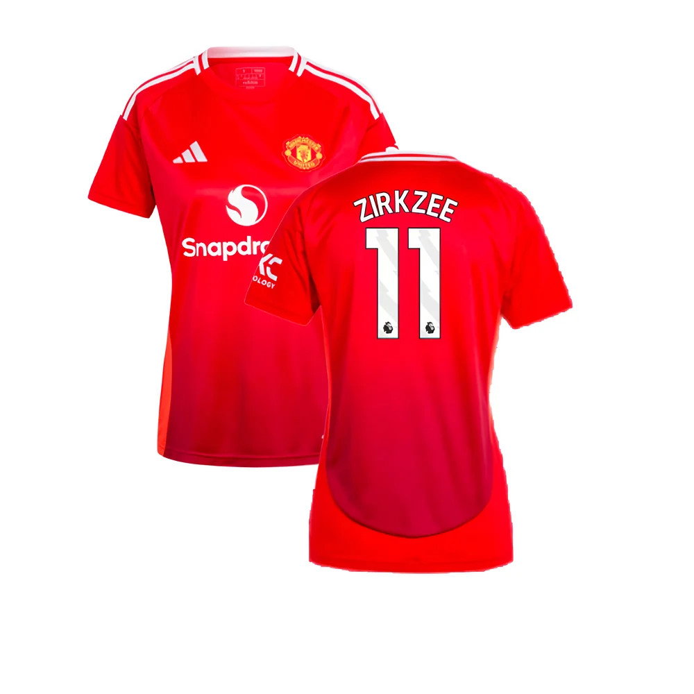 2024-2025 Man Utd Home Shirt (Womens) (Zirkzee 11)_0