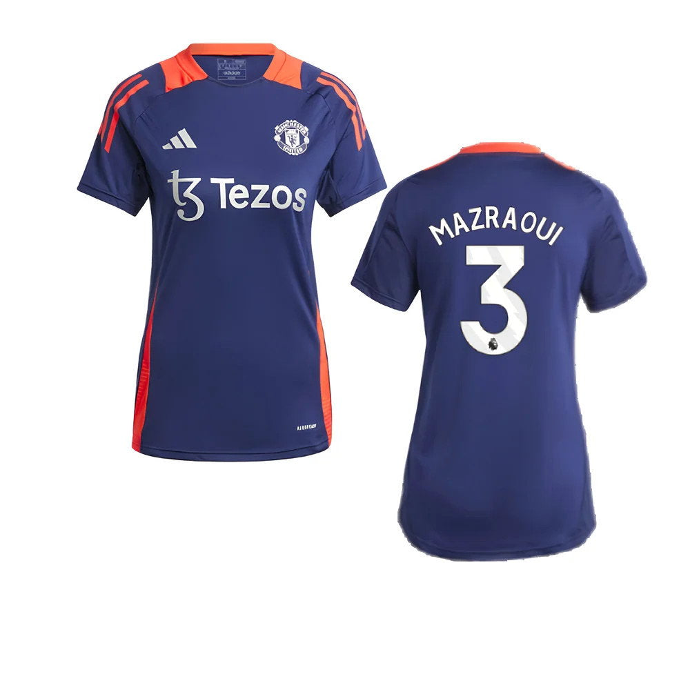 2024-2025 Man Utd Training Jersey (Night Indigo) - Womens (Mazraoui 3)_0