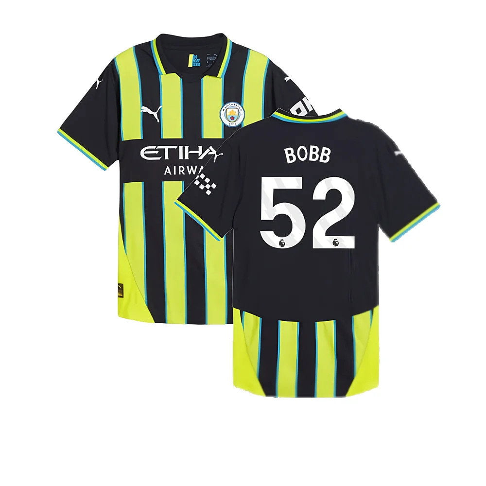 2024-2025 Man City Away Authentic Shirt (Bobb 52)_0