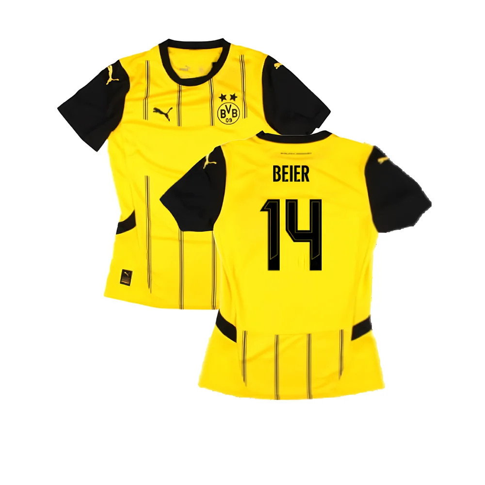 2024-2025 Borussia Dortmund Home Shirt (Ladies) (Beier 14)_0