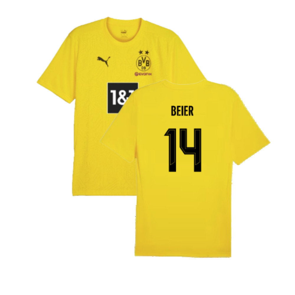 2024-2025 Borussia Dortmund Training Shirt (Yellow) (Beier 14)_0