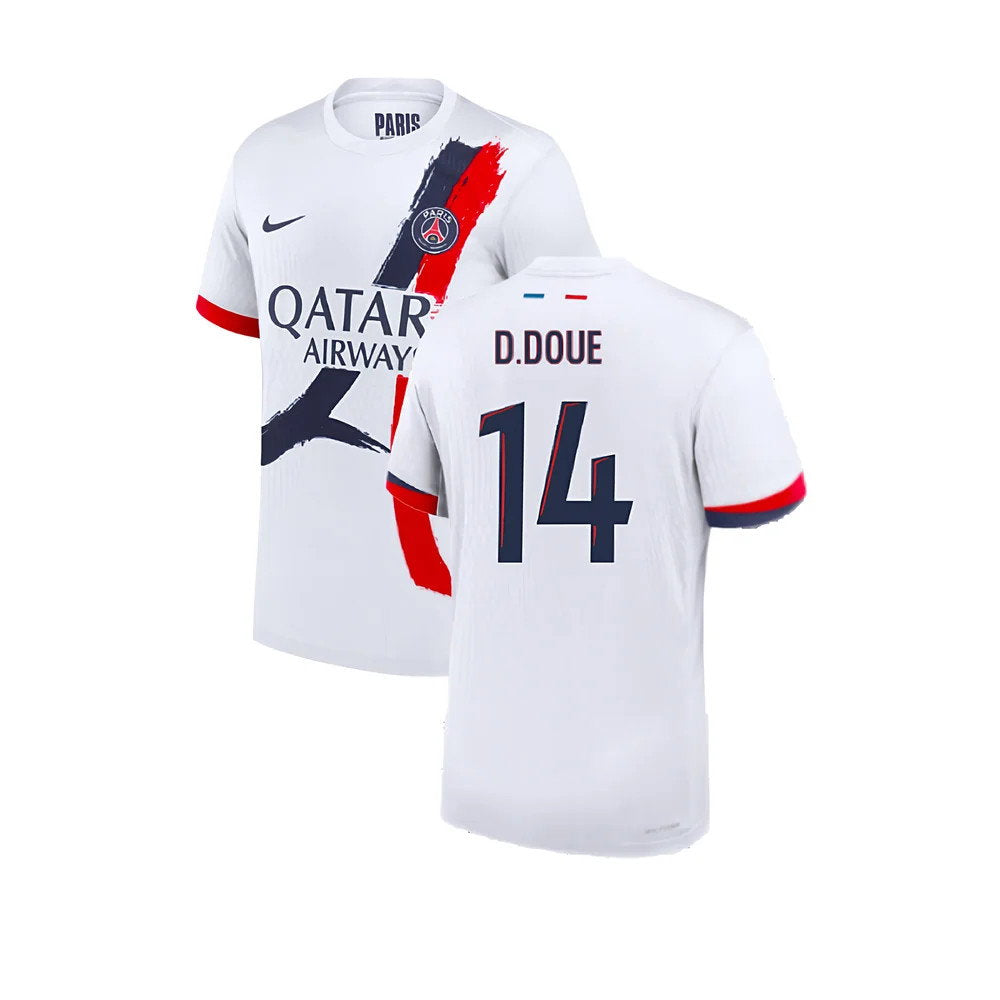 2024-2025 PSG Away Authentic Dri-ADV Shirt (D.Doue 14)_0