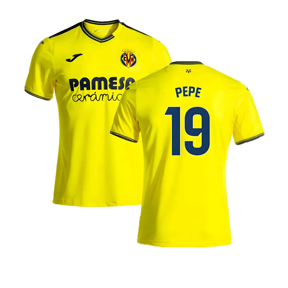 2024-2025 Villarreal Home Shirt (Pepe 19)_0