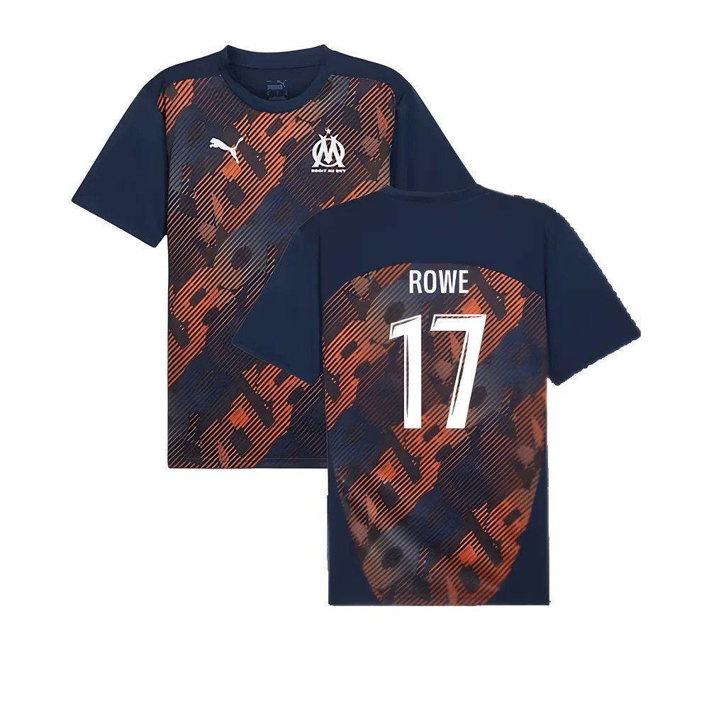 2024-2025 Marseille Pre-Match Shirt (Club Navy) (Rowe 17)_0