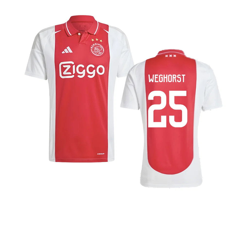 2024-2025 Ajax Home Shirt (Weghorst 25)_0