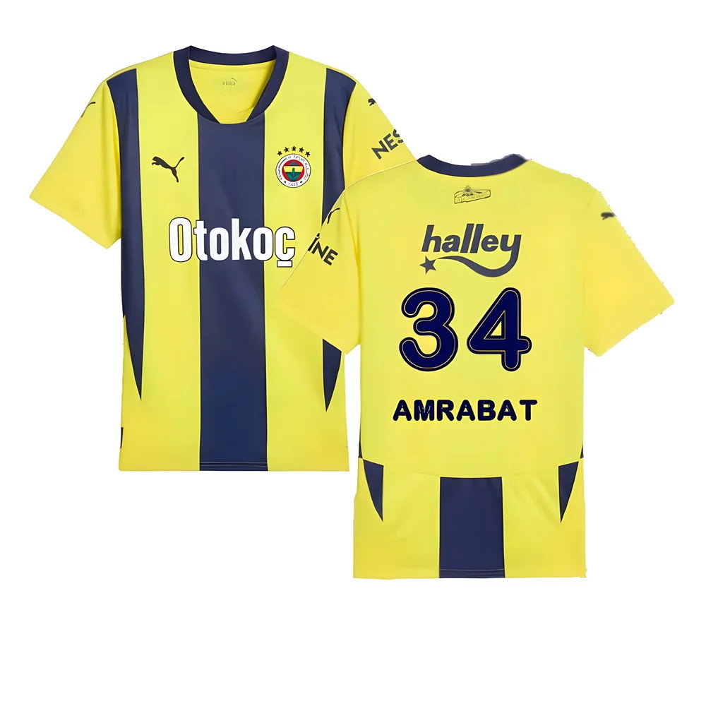 2024-2025 Fenerbahce Home Shirt (Amrabat 34)_0