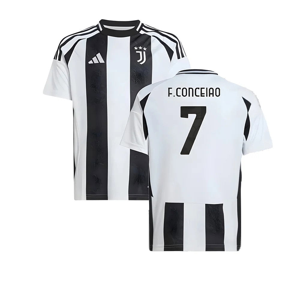 2024-2025 Juventus Home Shirt (Kids) (F.Conceiao 7)_0