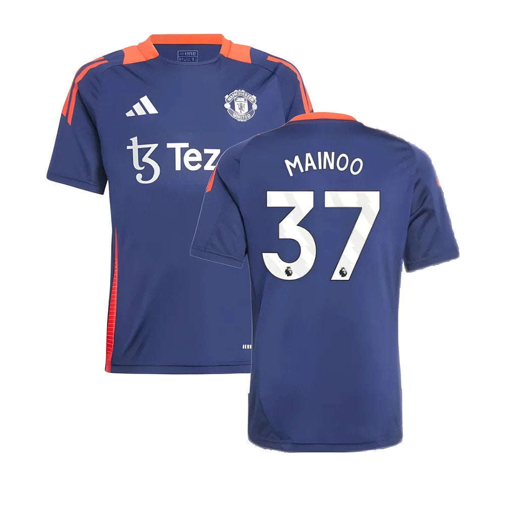 2024-2025 Man Utd Training Jersey (Night Indigo) - Kids (Mainoo 37)_0
