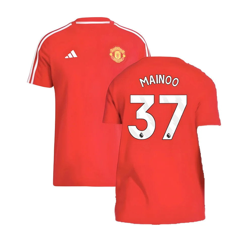 2024-2025 Man Utd DNA Tee (Red) (Mainoo 37)_0