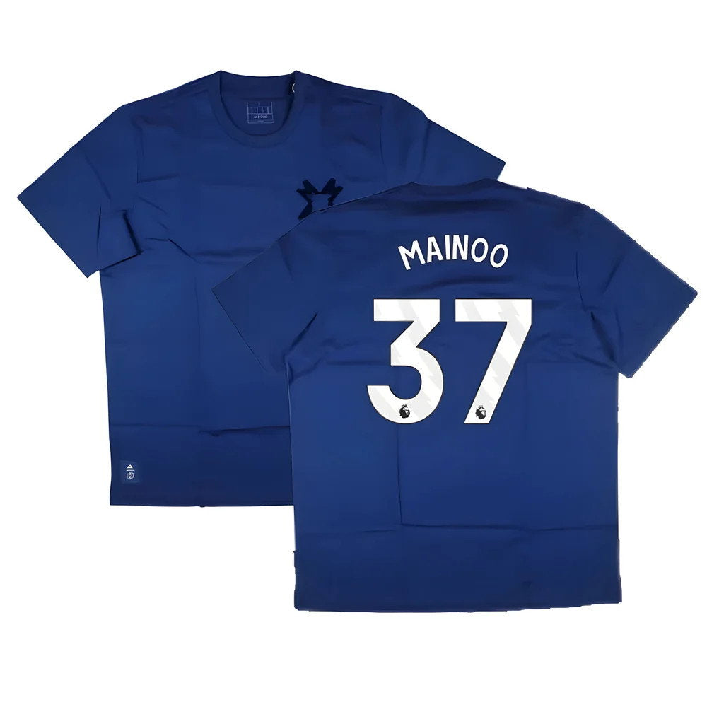 2024-2025 Man Utd Seasonal Tee (Victory Blue) (Mainoo 37)_0