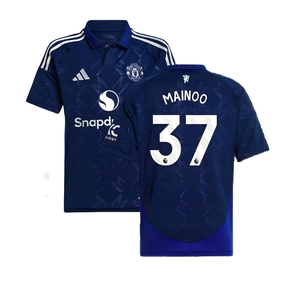 2024-2025 Man Utd Away Shirt (Kids) (Mainoo 37)_0