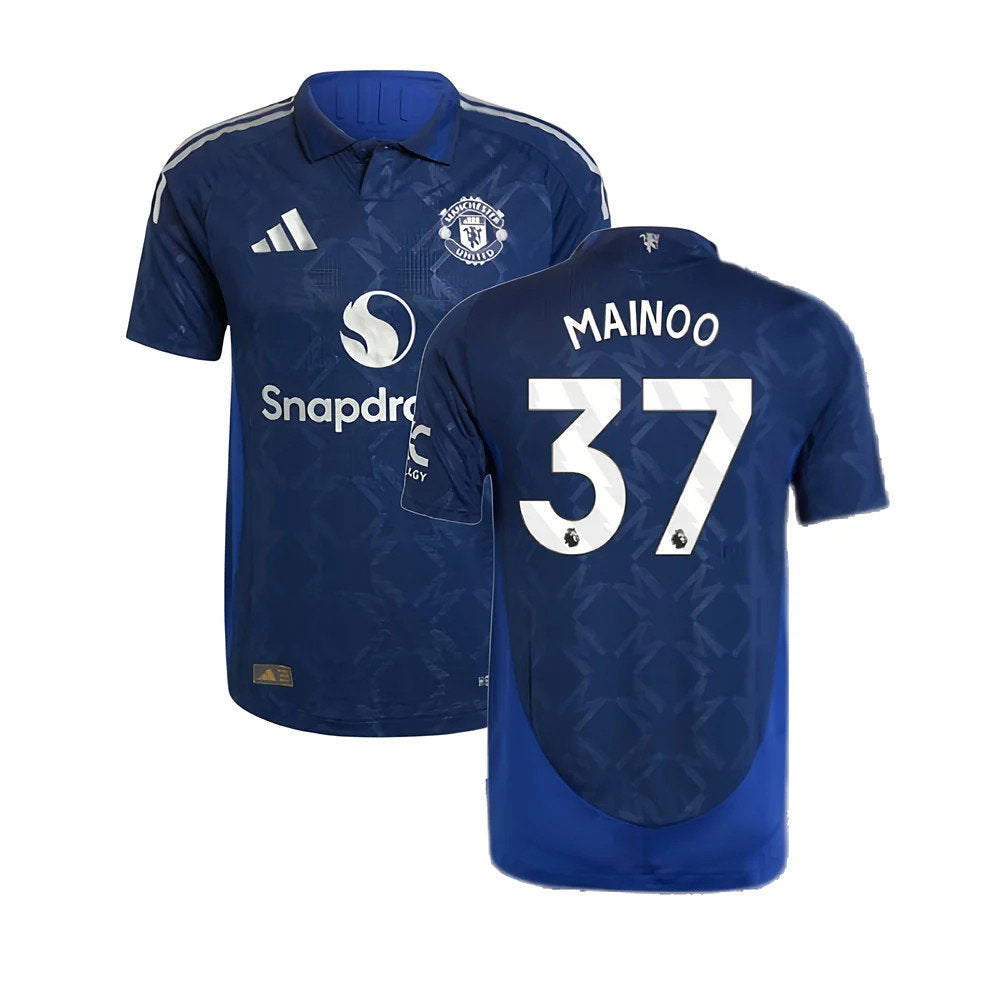 2024-2025 Man Utd Authentic Away Shirt (Mainoo 37)_0