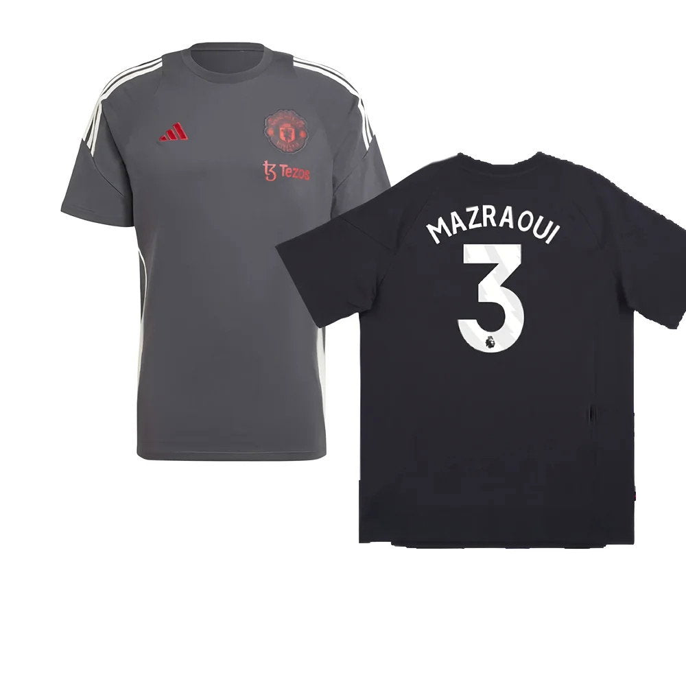 2024-2025 Man Utd EU Training Tee (Carbon) (Mazraoui 3)_0