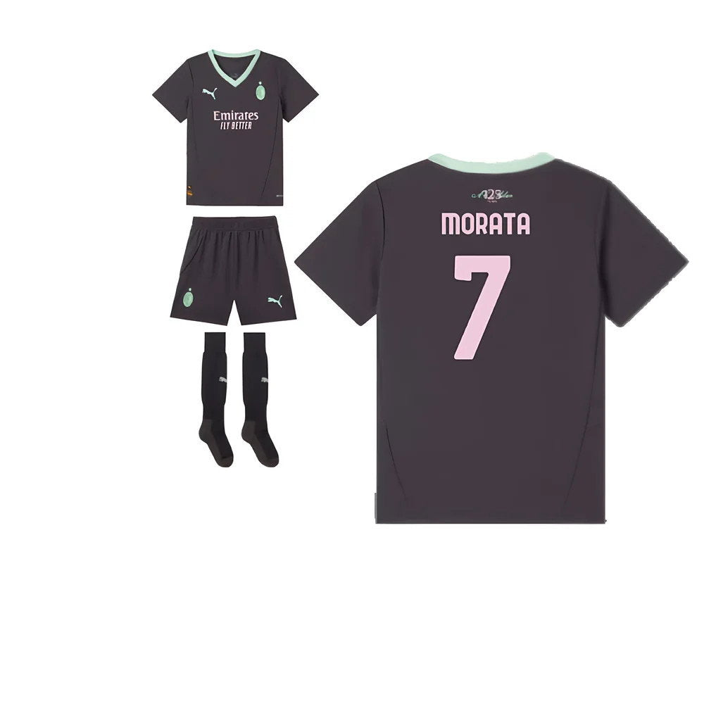 2024-2025 AC Milan Third Mini Kit (Morata 7)_0