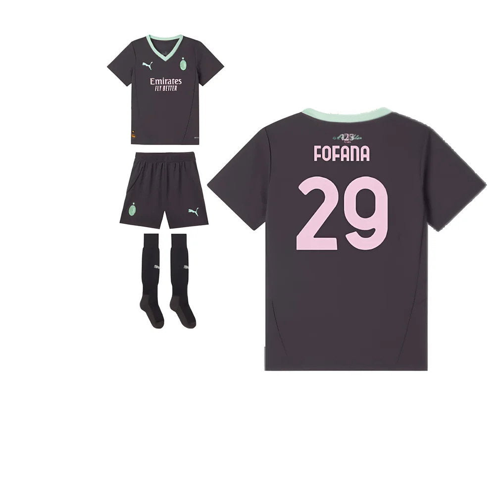 2024-2025 AC Milan Third Mini Kit (Fofana 29)_0