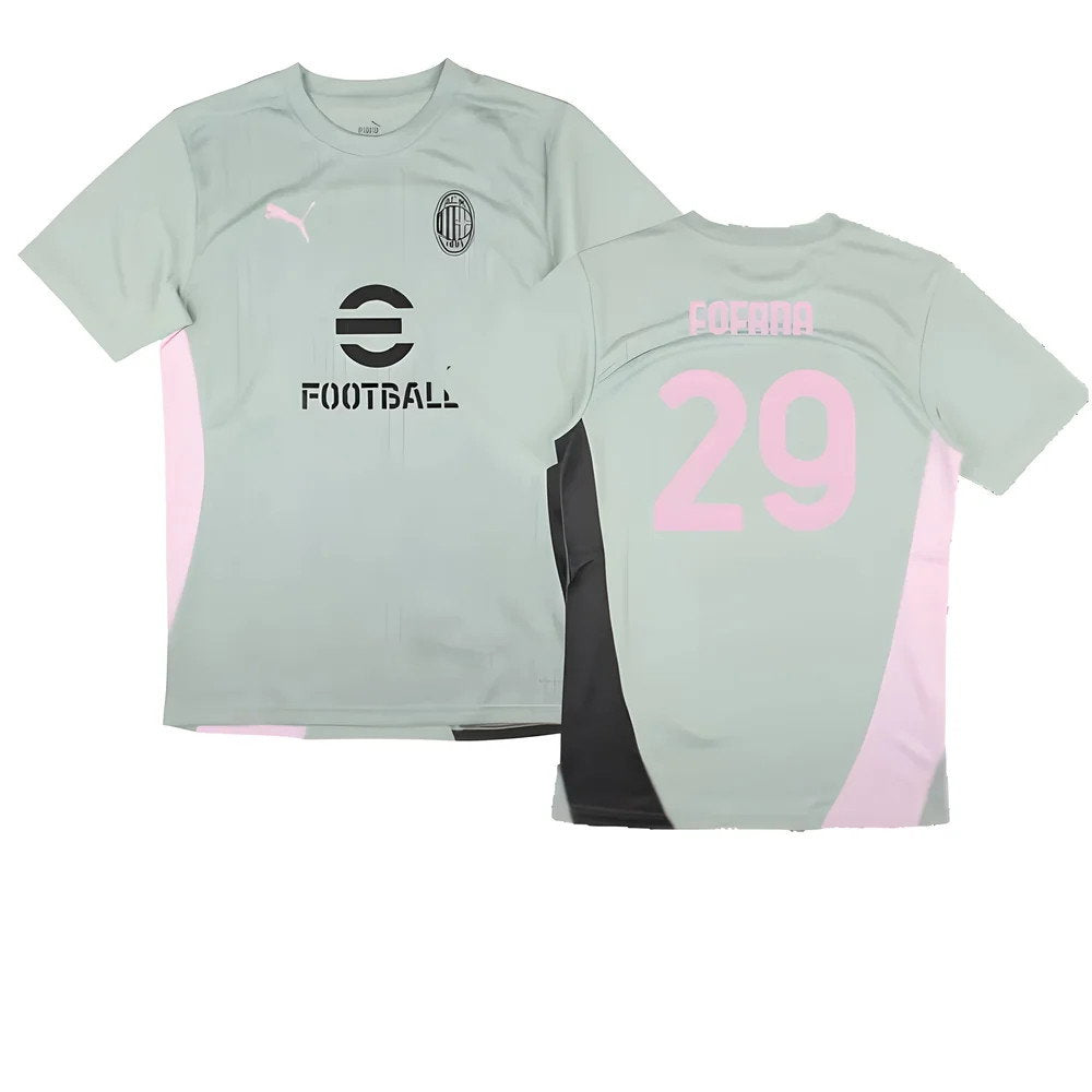 2024-2025 AC Milan Training Shirt (Green Fog) (Fofana 29)_0