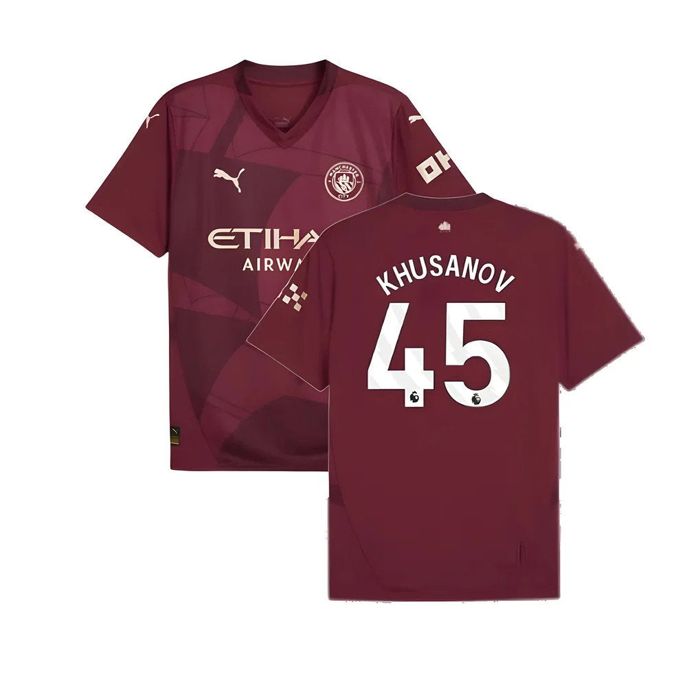 2024-2025 Man City Third Shirt (Khusanov 45)_0