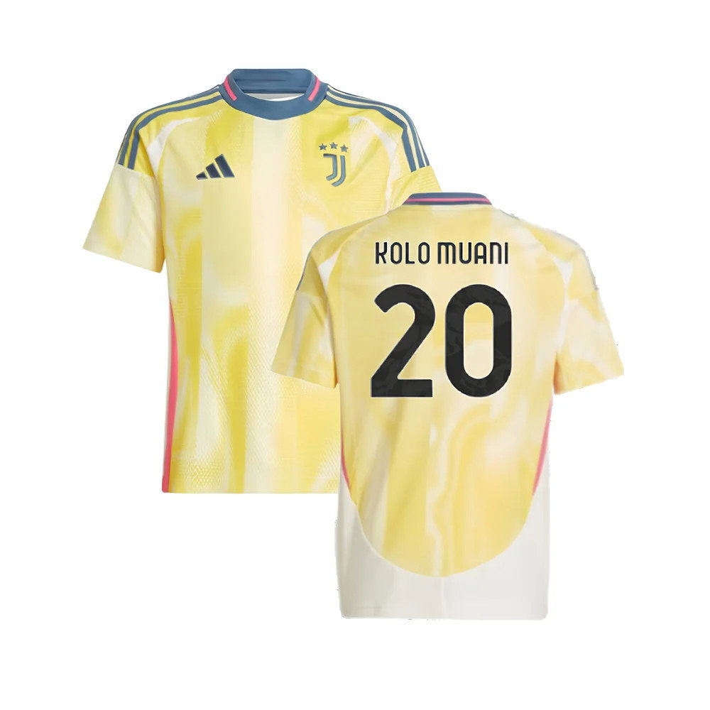 2024-2025 Juventus Away Shirt (Kids) (Kolo Muani 20)_0