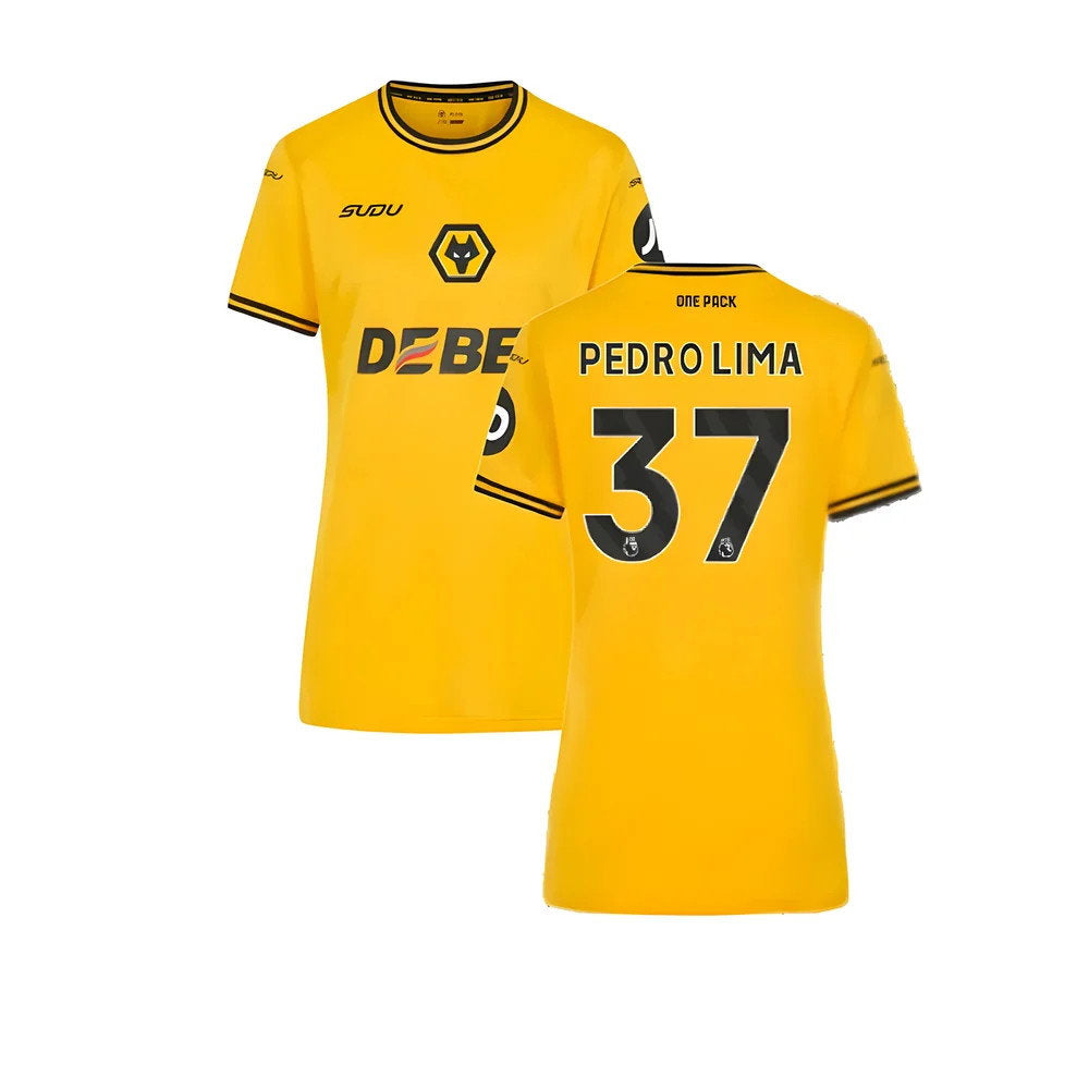 2024-2025 Wolves Home Shirt (Womens) (Pedro Lima 37)_0